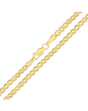 Złoty łańcuszek - Monaliza 45 cm pr. 585