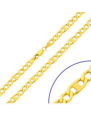 Złoty łańcuszek 55 cm - dmuchany - pr. 585