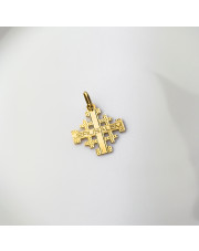 Złota zawieszka Krzyżyk Jerozolimski - pr. 585