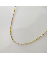 Złoty łańcuszek singapur 45 cm - pr. 585 