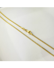 Złoty łańcuszek linka żmijka 50 cm - pr. 585 