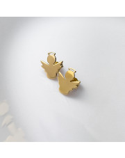 Złote kolczyki aniołki - pr. 585