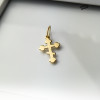 Złota zawieszka krzyżyk prawosławny - pr. 585