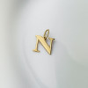 Złota zawieszka literka N - pr.585