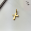 Złota zawieszka Krzyżyk Mały - pr.585