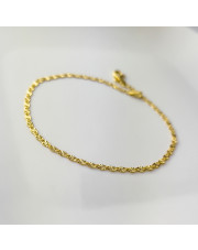 Złota bransoletka splot Marinero 16 cm - pr. 585 