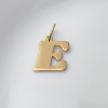 Złota zawieszka literka E - pr.585