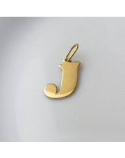 Złota zawieszka literka J - pr.585