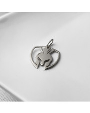 Srebrna zawieszka Męska hełm wojownika - pr.925