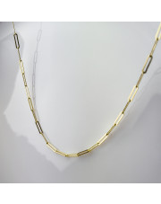 Złoty łańcuszek ANKIER Spinacz 42-45 cm - pr.585