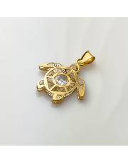 Złota zawieszka Żółwik Talizman - pr.585