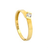 Złoty pierścionek zaręczynowy z cyrkonią - pr. 585